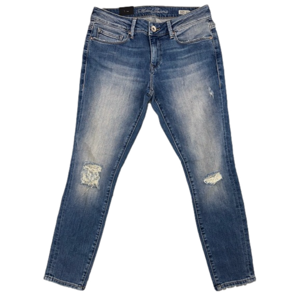 MAVI JEANS Alexa ankle mid rise skinny ankle distressed wash women’s size 27 NWT